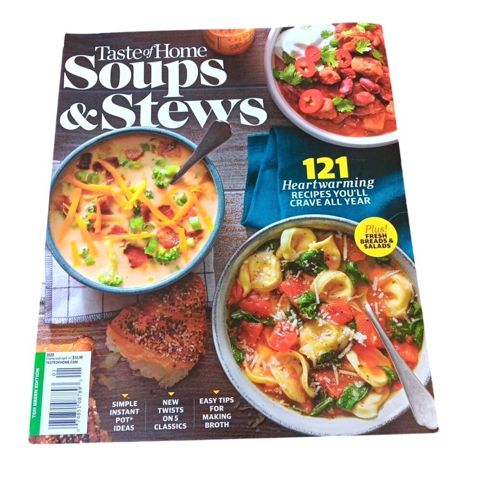 Taste of Home‎ Soups & Stews 2020 Magazine 121 Recipes Instant Pot Vegetarian